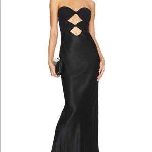 Bec + Bridge Halle Strapless Maxi Dress in Black